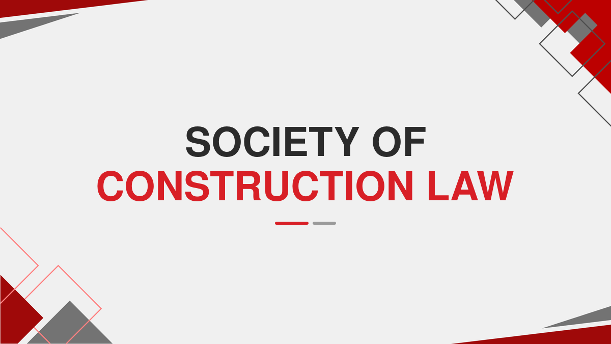 Society Of Construction Law