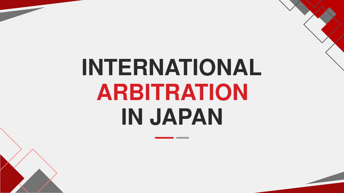 International arbitration in Japan