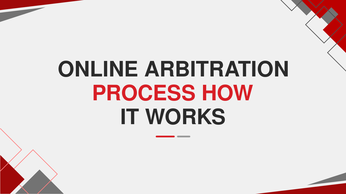 Online arbitration process how it works